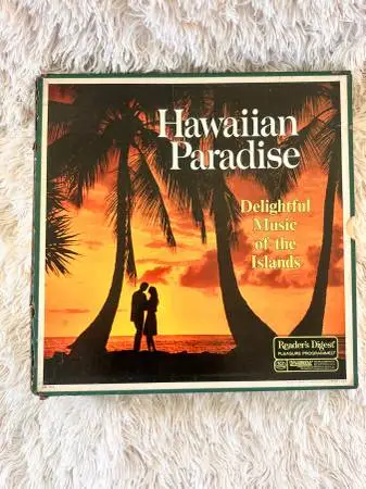 Vintage Hawaiian Paradise 1970 Readers Digest 5-LP Vinyl Box Set