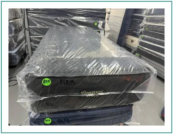 Twin Xl Size Simmons Beautyrest Black Series 3 Mattress & Box Bed