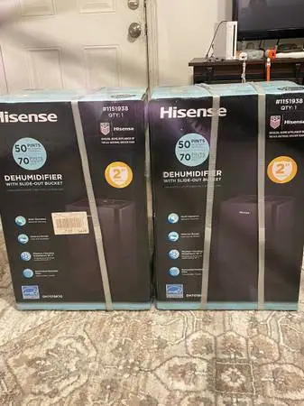 New Hisense Dehumidifiers