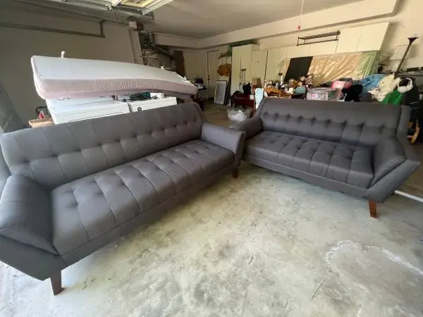 grey sofa set