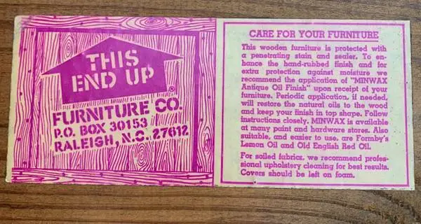 Vintage This End Up Furniture