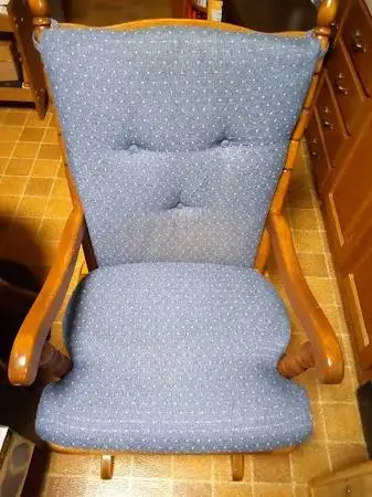 WOOD GLIDER ROCKER ROCKING CHAIR