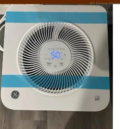 Brand new, open-box GE 50-Pint Dehumidifier with a built-in pump, desi