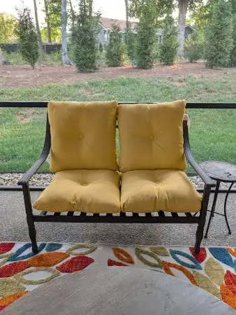 New outdoor patio chair cushions