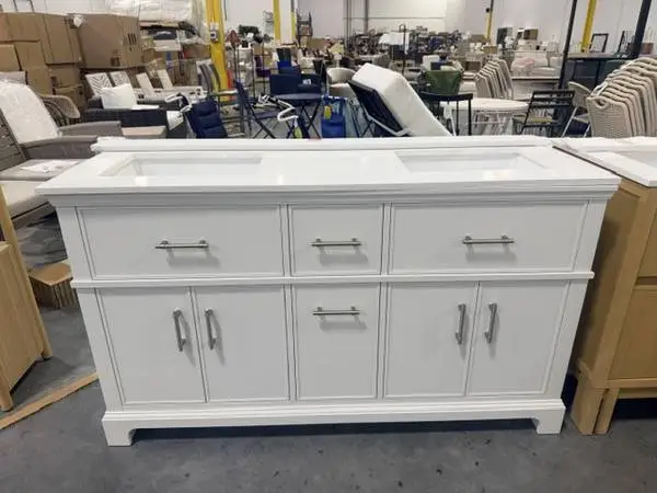Kohler Chulton 60 Bathroom Vanity With Sink And Quartz Top In White