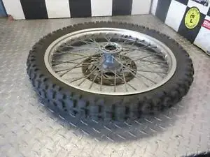 KTM 640/620/525/450/250  front wheel, new tire, foam bib (mousse) tube