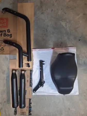 2018-2024 Low Rider S & ST and Street Bob complete exhaust & S seat