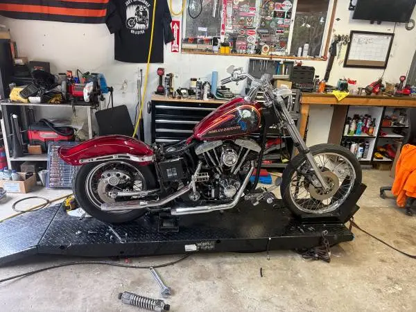 Lots of Harley Davidson parts