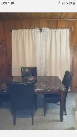 Marble Table and Chairs