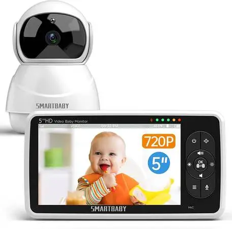 SmartBaby Baby Monitor 720P 5 HD Display Video Baby Monitor BRAND NEW