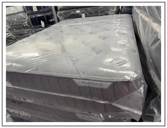 QUEEN SIZE PURPLE LUXE REJUVENATE MATTRESS & BOX SPRING BED SET