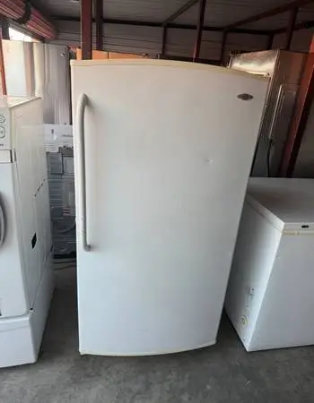 White Maytag Standing Freezer