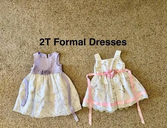 🌸 2T Boutique Special Occasion Dresses - Pink & Lavender $10 each (or