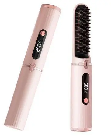 NEW Travel Size Cordless Fast Heating Hair Straightener-USB Charging