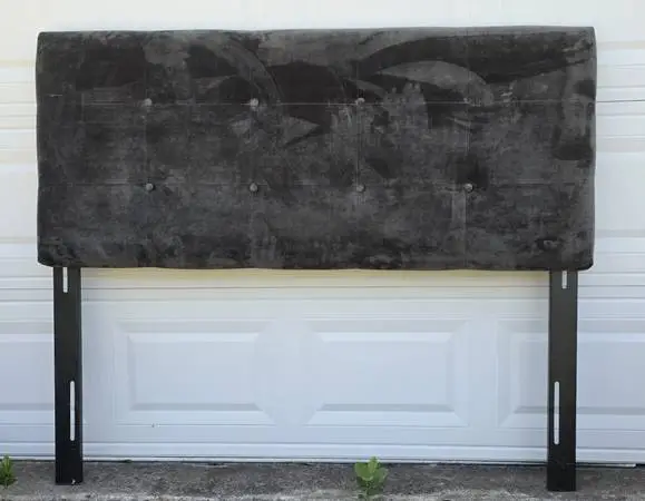 🌸MODERN GLAM GRAY FULL HEADBOARD WITH TUFTED BUTTONS 🌸NEED GONE ASAP