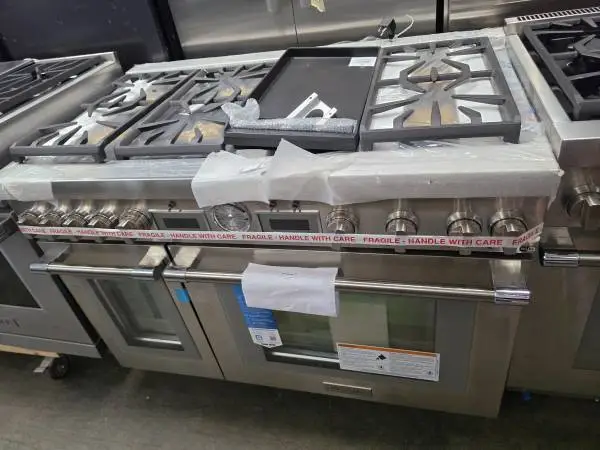 New ! Thermador 48 stainless steel gas stove
