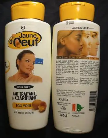 Jaune doeuf egg yolk  body lotion  450 ML