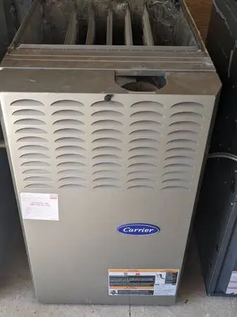 Natural gas furnace large size 100,000 btu