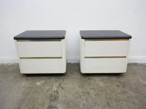 Caracole Madera Plinth Nightstand Set of 2 $1,499.00 Dimensions in Inc