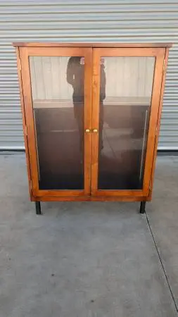 Glass Door Display Cabinet or Bookcase