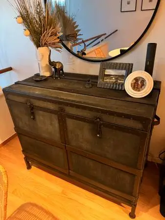 Pottery Barn bar trunk
