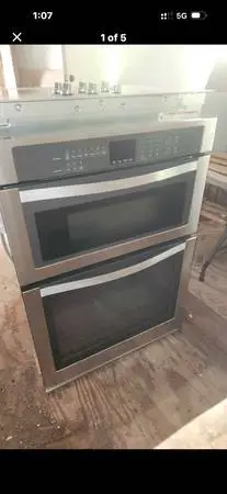 Double oven, cooktop and hood