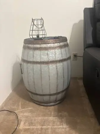 2 side table barrels