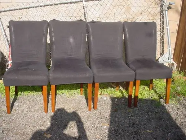 4 chairs upholstery