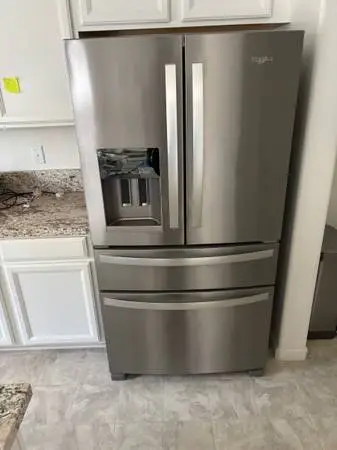 Whirlpool refrigerator delivered
