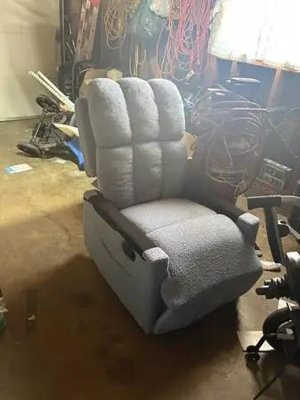 Light blue Recliner