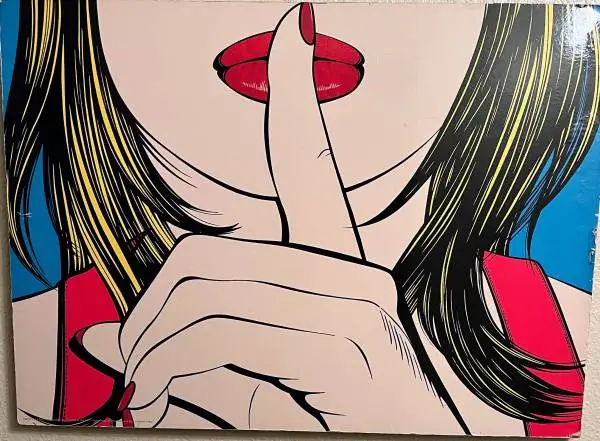 Shhhhh. Deborah Azzopardi art