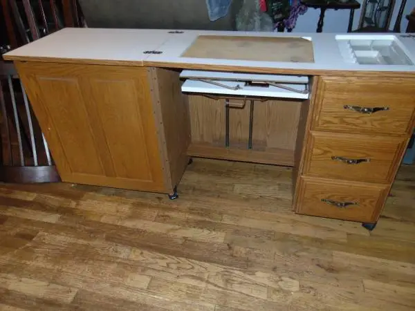 Sewing machine table priced to sell