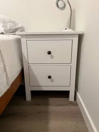 Pair of IKEA HEMNES Nightstands for sale