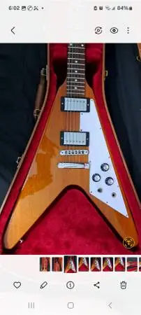 Gibson guitar flying V.