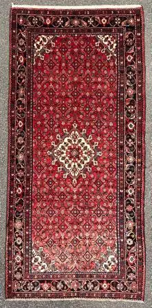 PERSIAN TABRIZ MAHI-HERATI HAND-KNOTTED RUG, 5.0 x 10.8