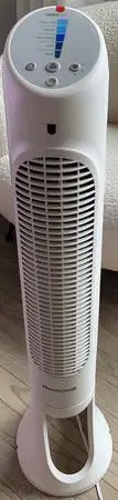 Five speed oscillating tower fan