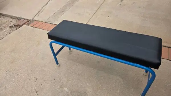 Thick padded bench