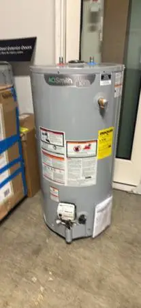 New AO smith 50 gallon gas water heater