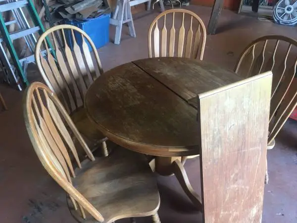 Oak Table and Chairs