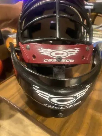 CASCADE LACROSSE GOALIE THROAT GUARD. Required equipment