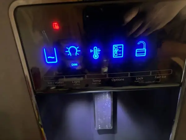 New/slightly used whirlpool refrigerator
