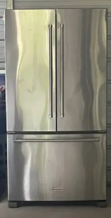 Kitchen Aide Stainless French Door Fridge