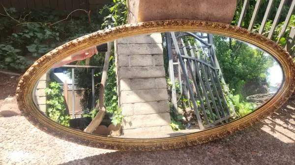 Gold GILT MIRROR. 43x 20