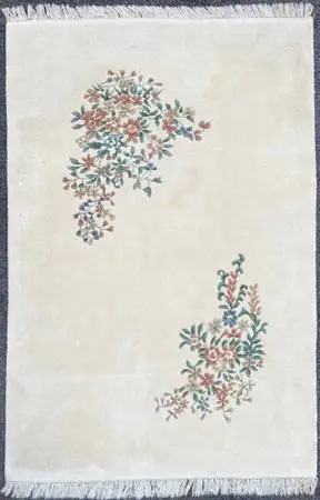 ART DECO HAND KNOTTED RUG, 6.0 x 9.1