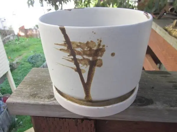 Vintage Lees Pottery Mid Century Ceramic Pot