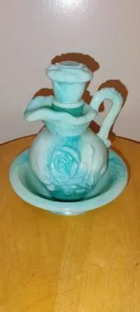 Vintage Avon Jadeite Pitcher & Basin