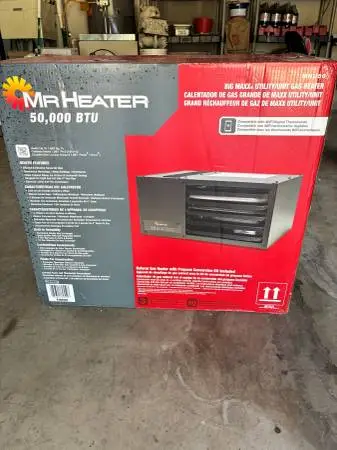 New,Never out of box Heater, 50,000 BTU