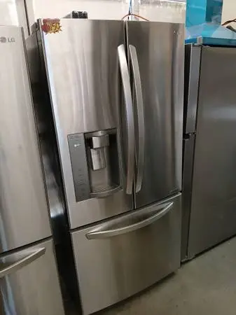 33 lg compact smart french door refrigerator