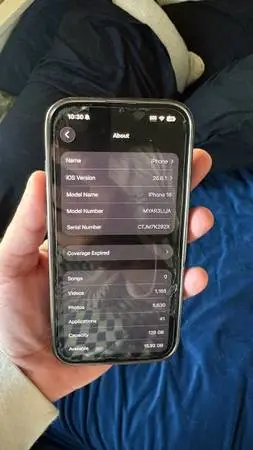 Iphone 16 working good condition Locked T mobile
