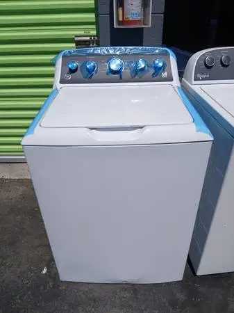 New ! Ge white top load washer